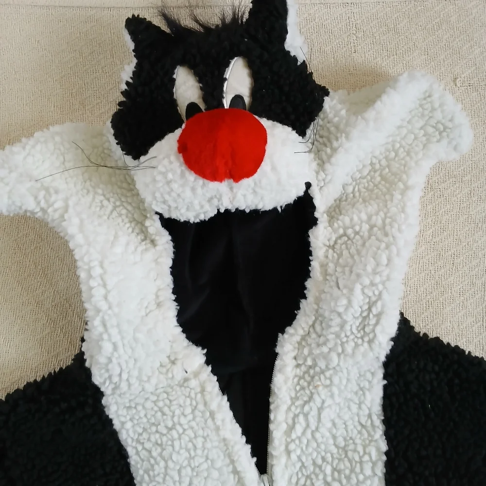 warner bros ♡ sylvester the cat vintage halloween costume 2000 90s y2k reteo